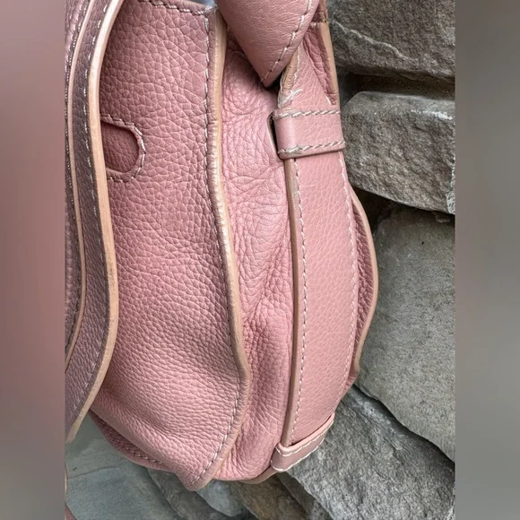 Chloe Marcie Crossbody Bag In Pink Anemone & Wallet Bundle